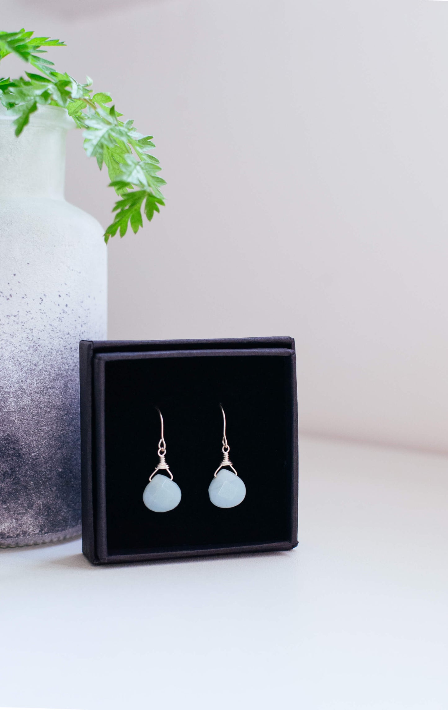 Sterling Silver Amazonite Earrings
