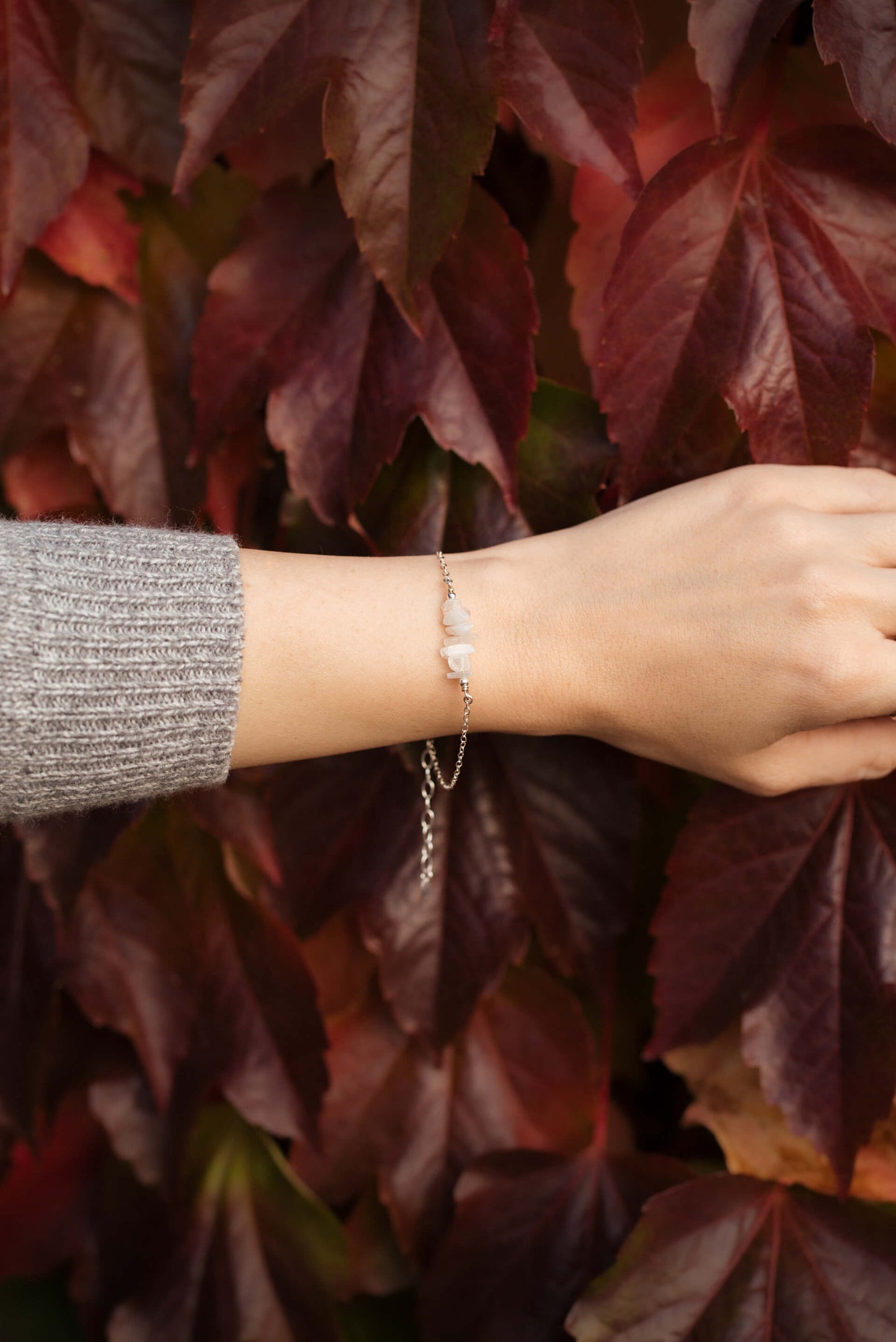 Moonstone Crystals Bracelet