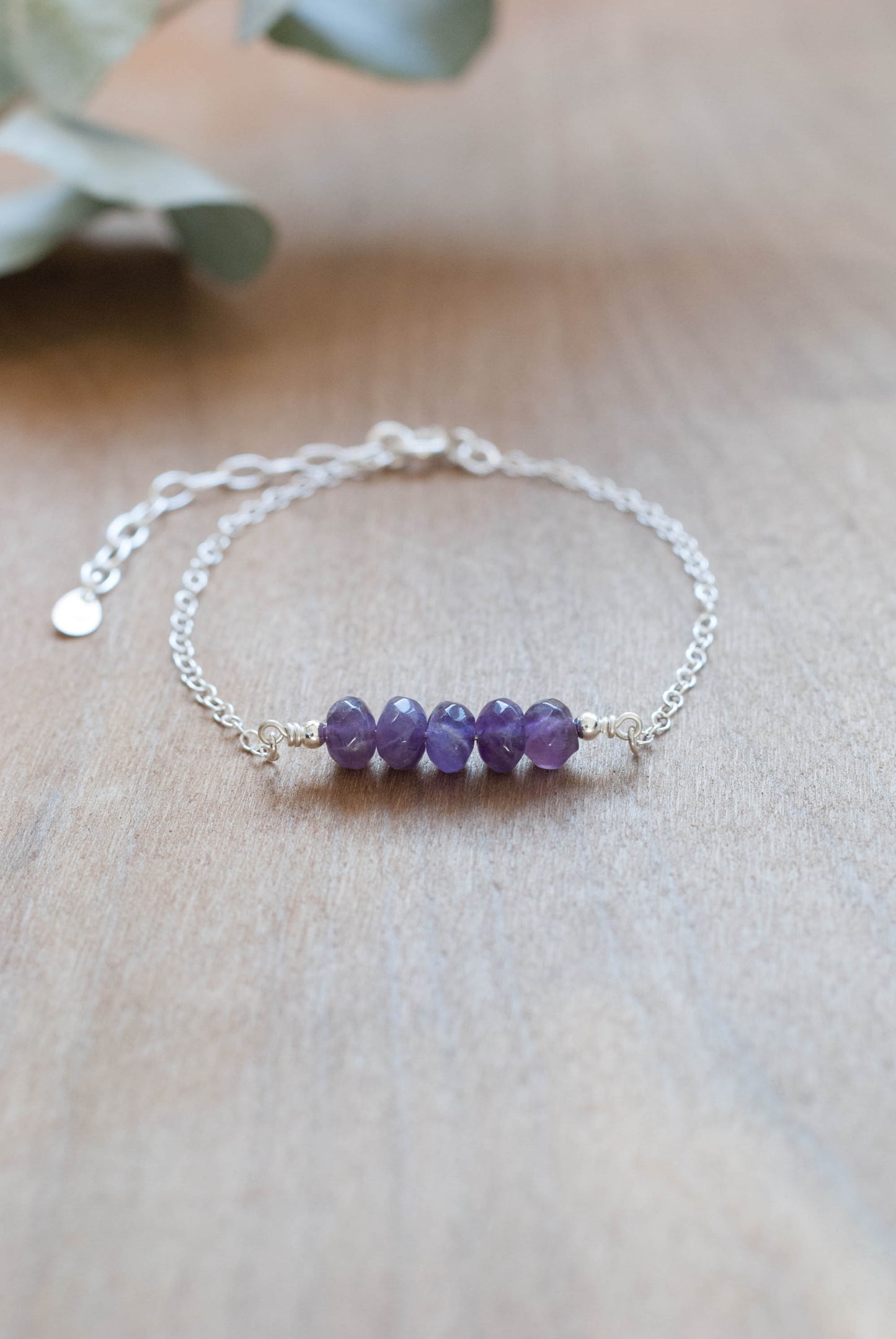 Amethyst Gemstone Bracelet