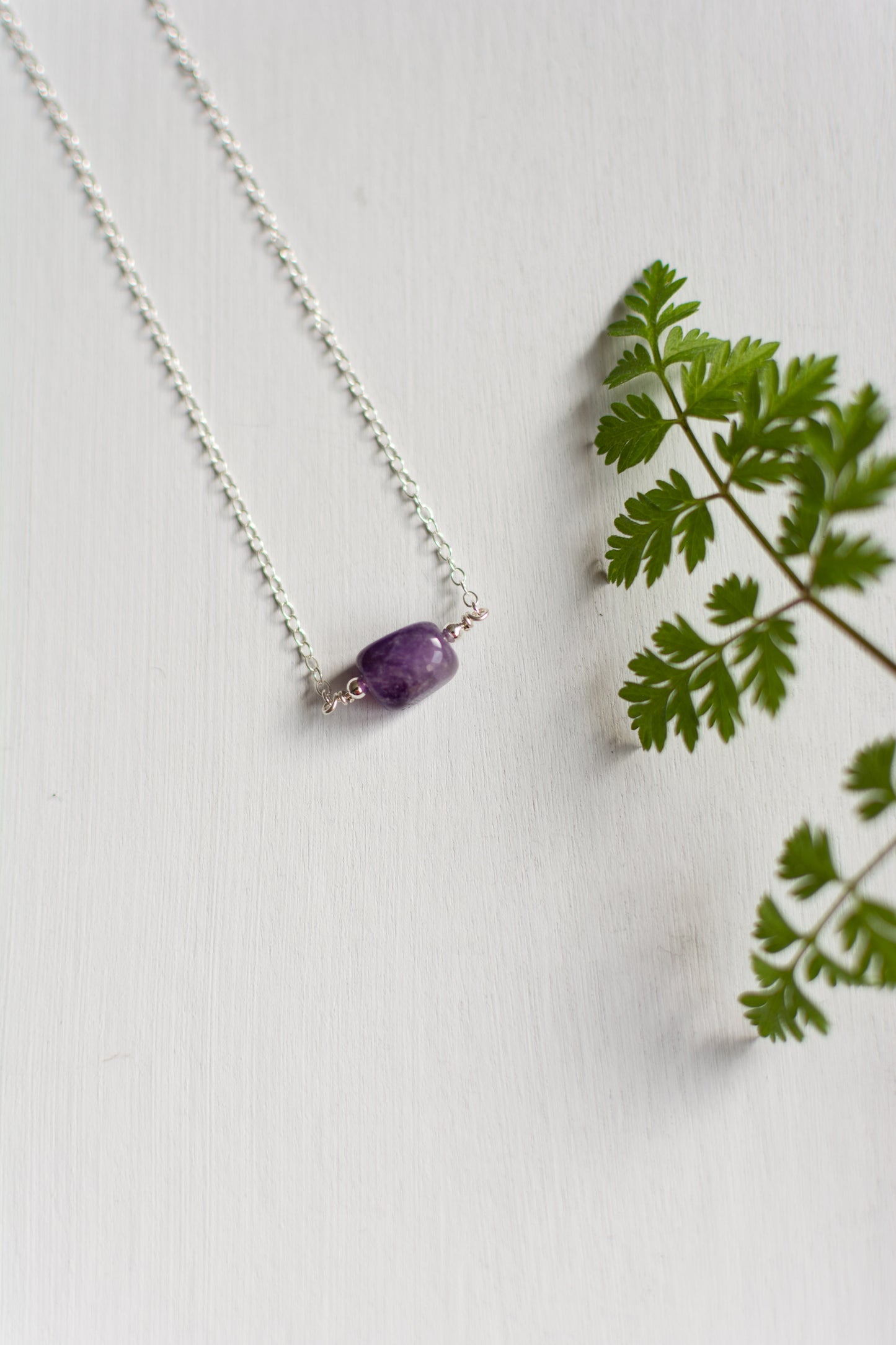 Amethyst Nugget Necklace