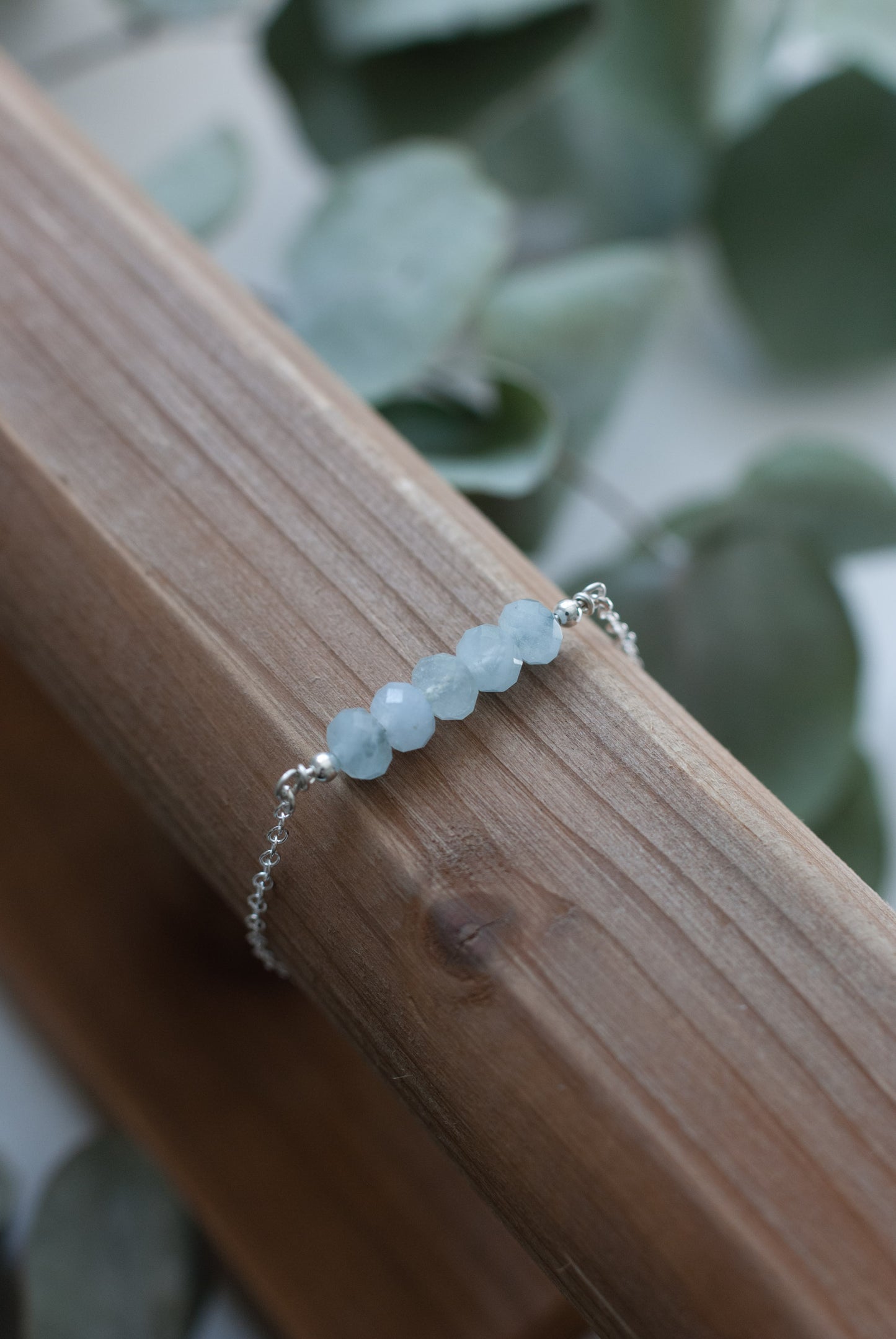 Aquamarine Gemstone Bracelet