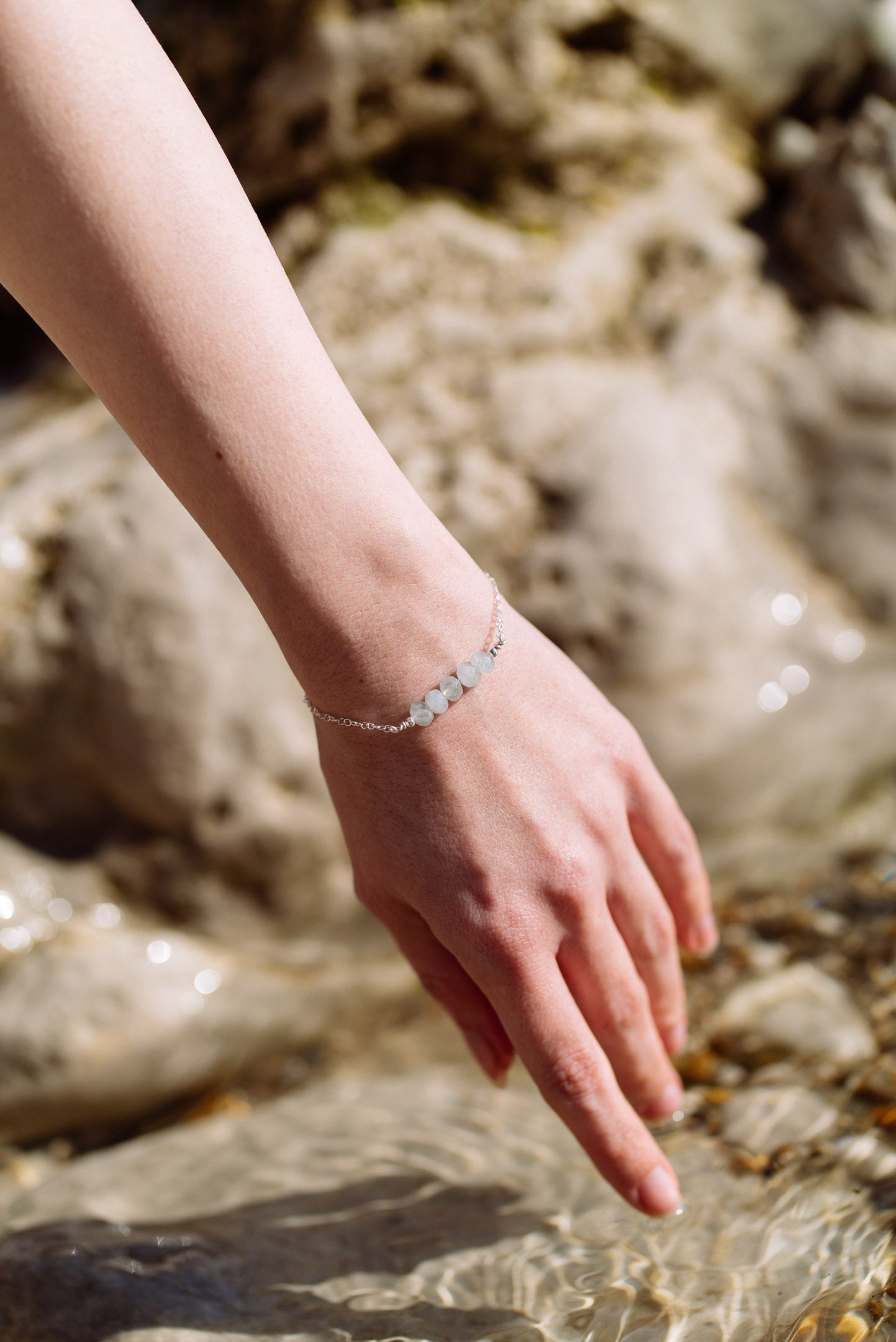 March Birthstone Bracelet