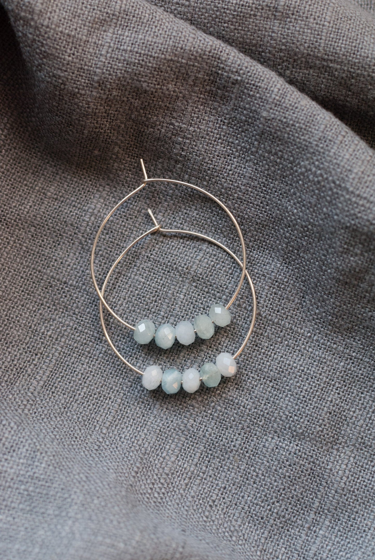 March Birthstone Earrings