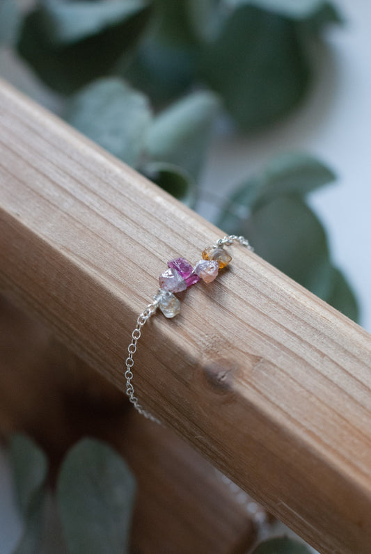 Multicolour Gemstone Bracelet