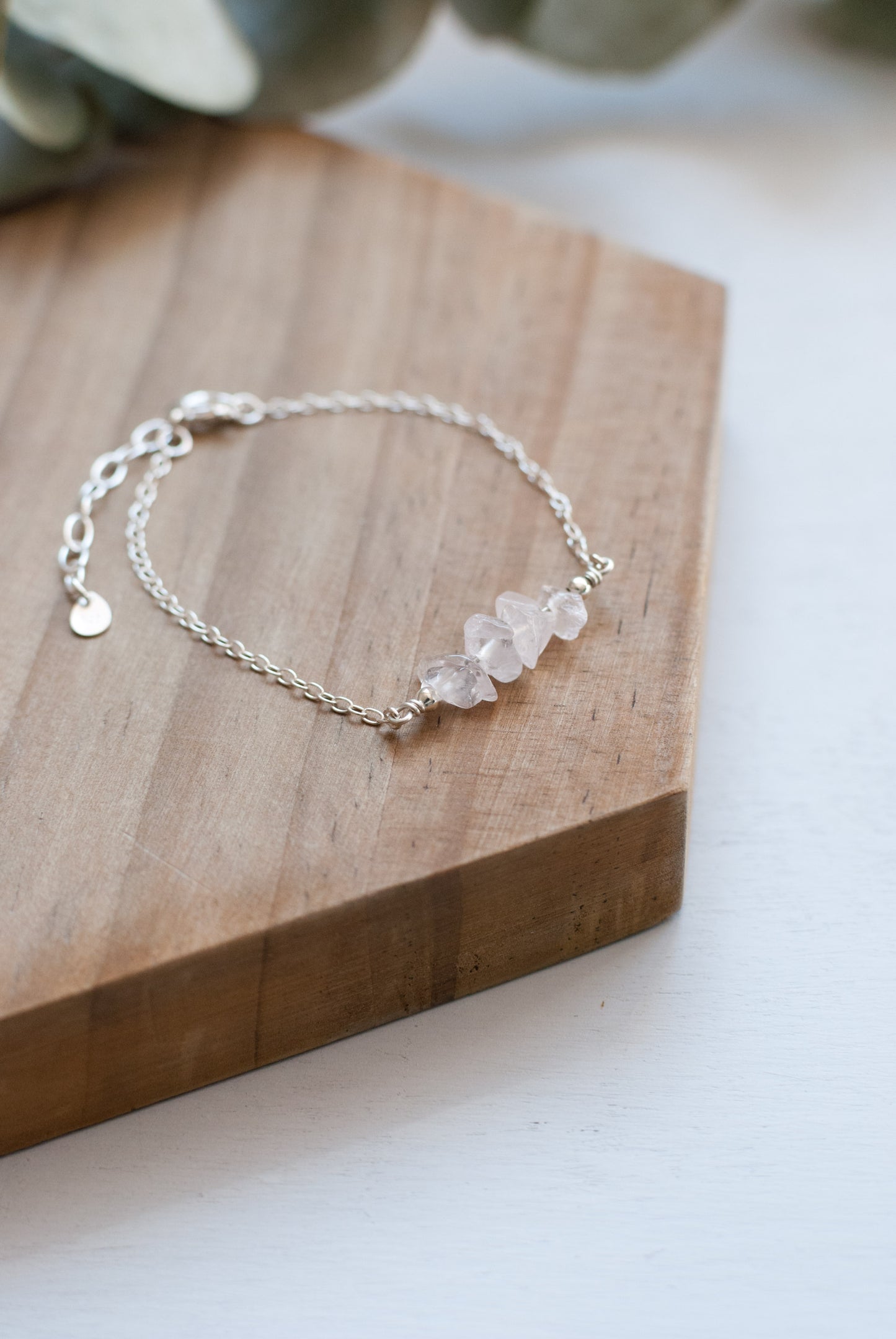 Pink Gemstone Bracelet