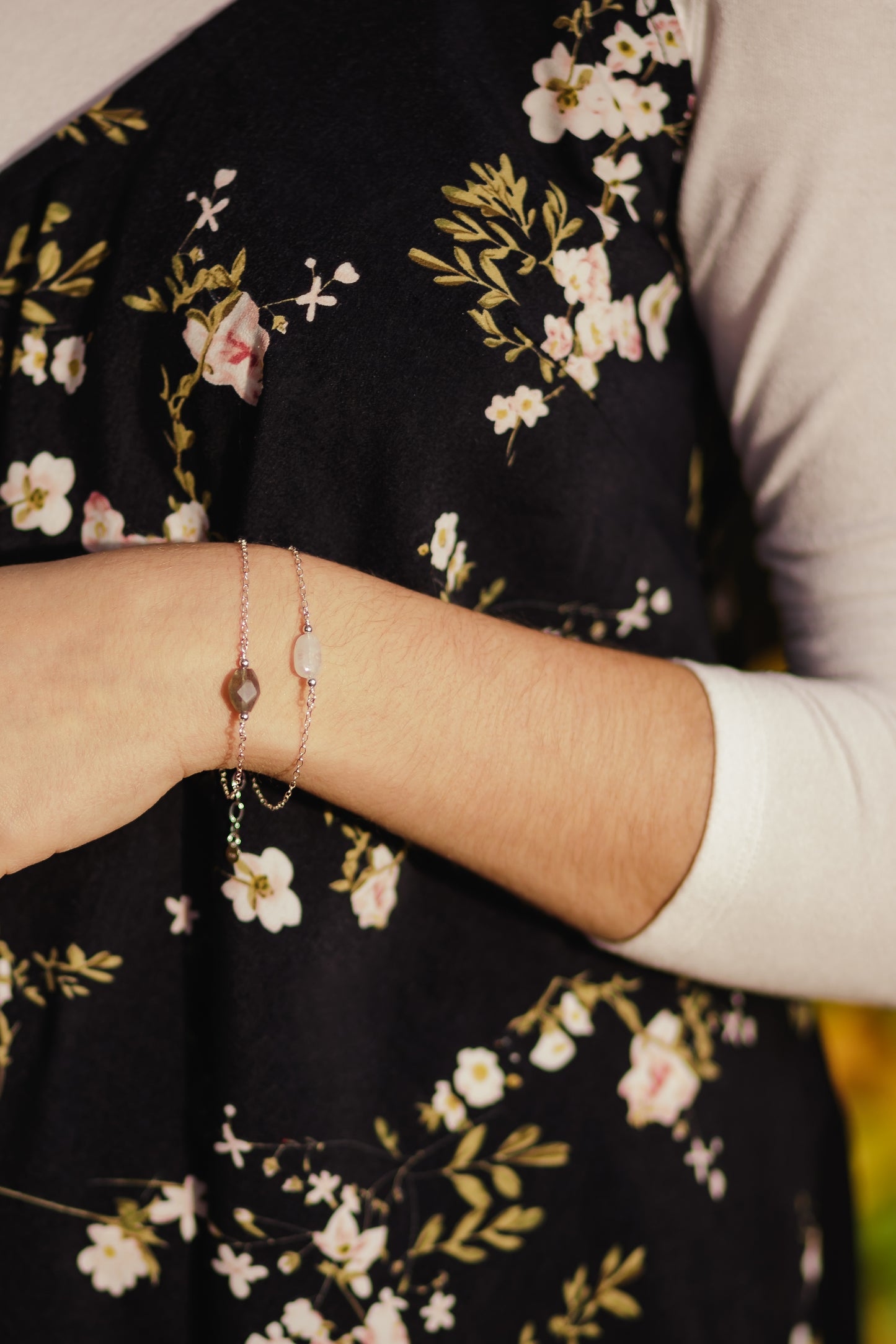 Silver Gemstone Bracelets