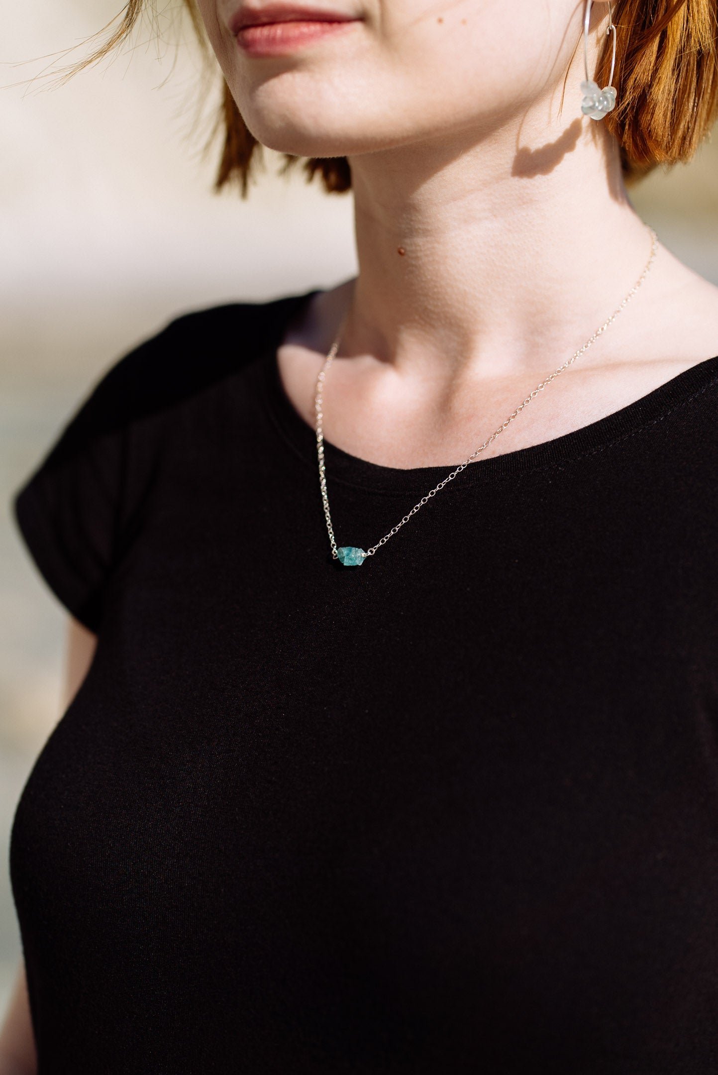 Tiny Stone Necklace