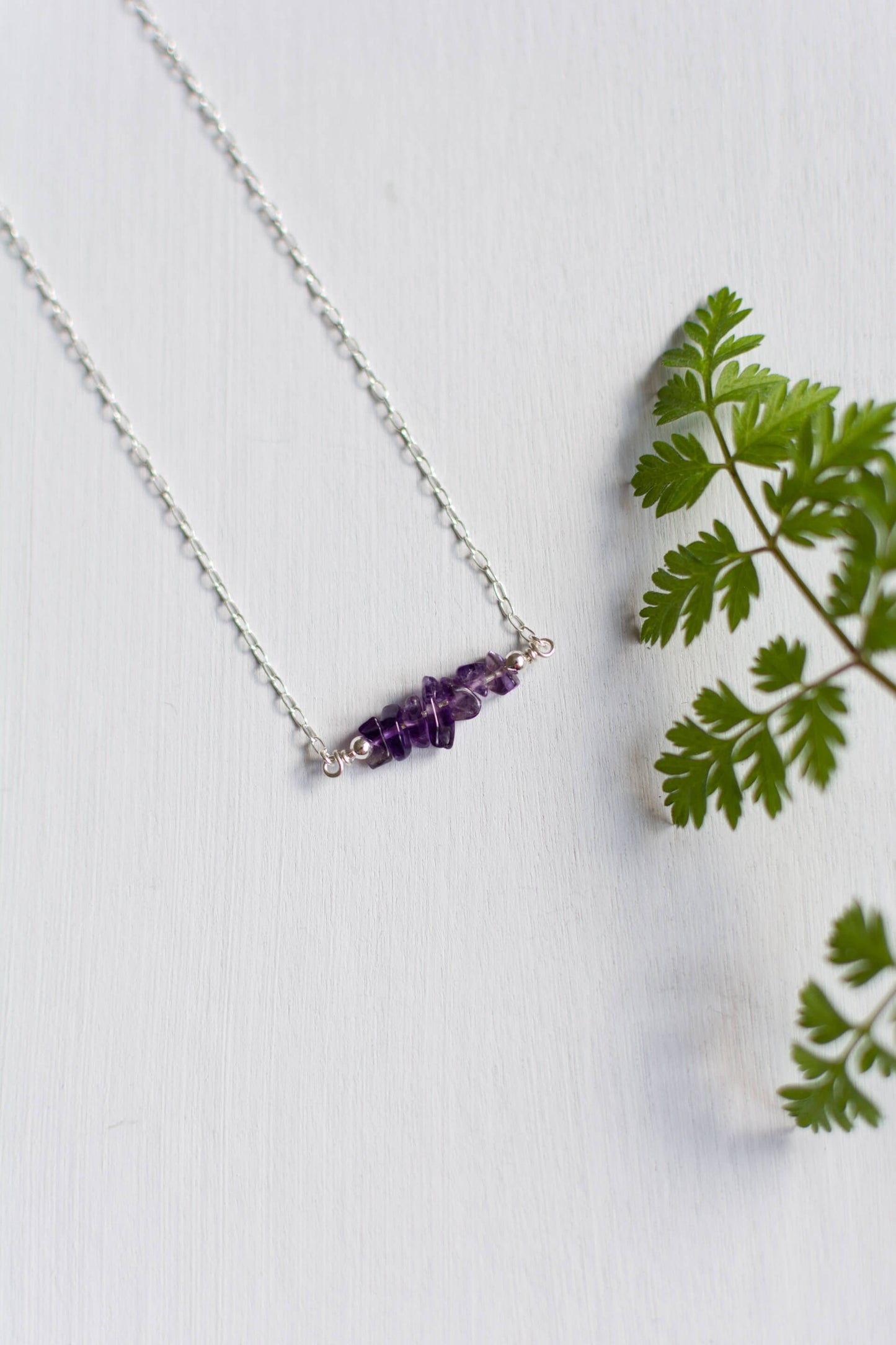 Amethyst Crystals Necklace