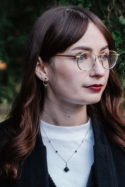 Circle Drop Earrings