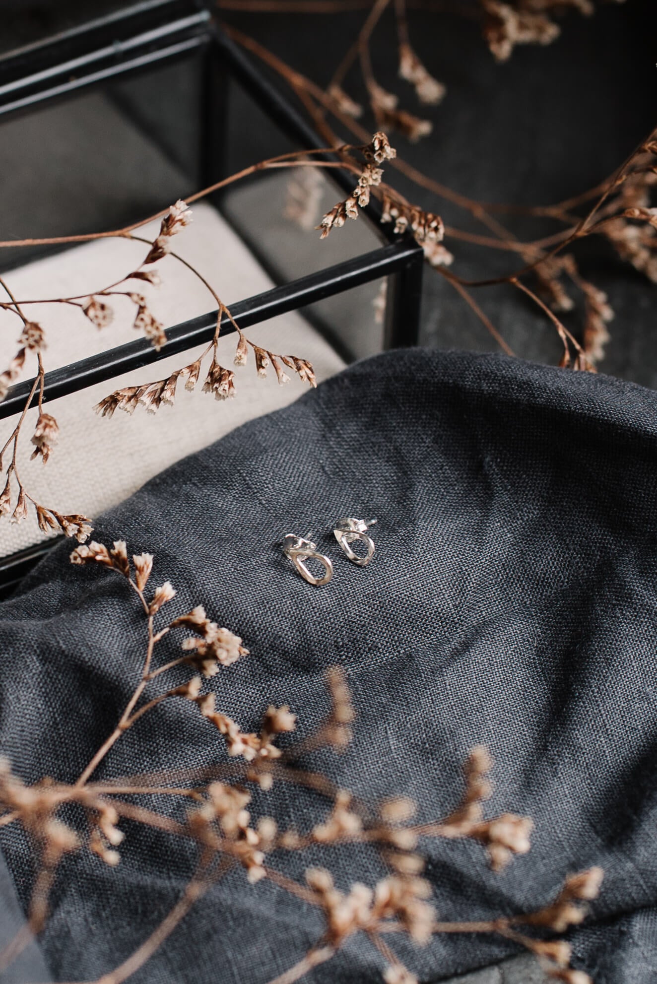 Raindrop Stud Earrings