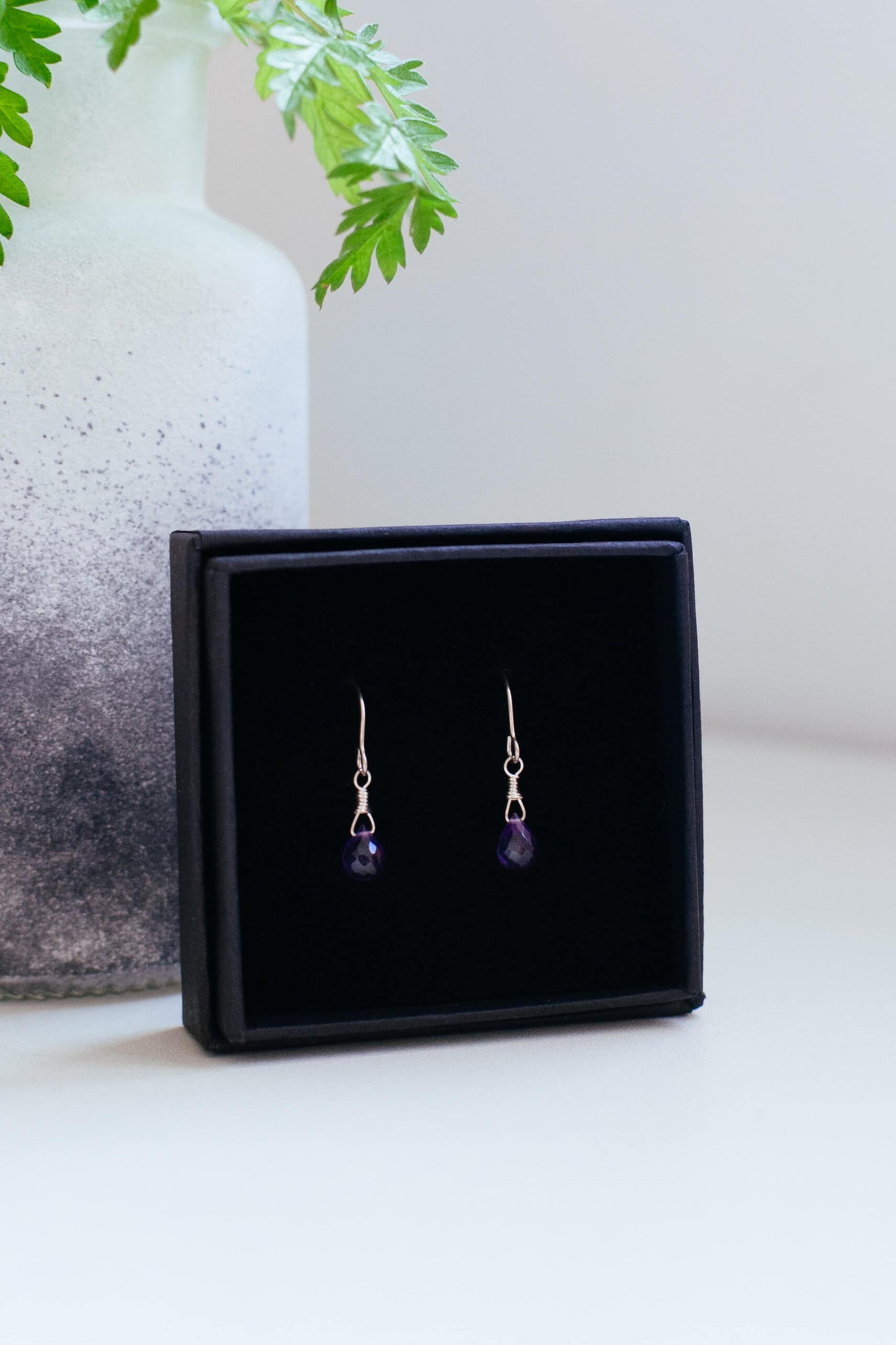 Sterling Silver Amethyst Earrings