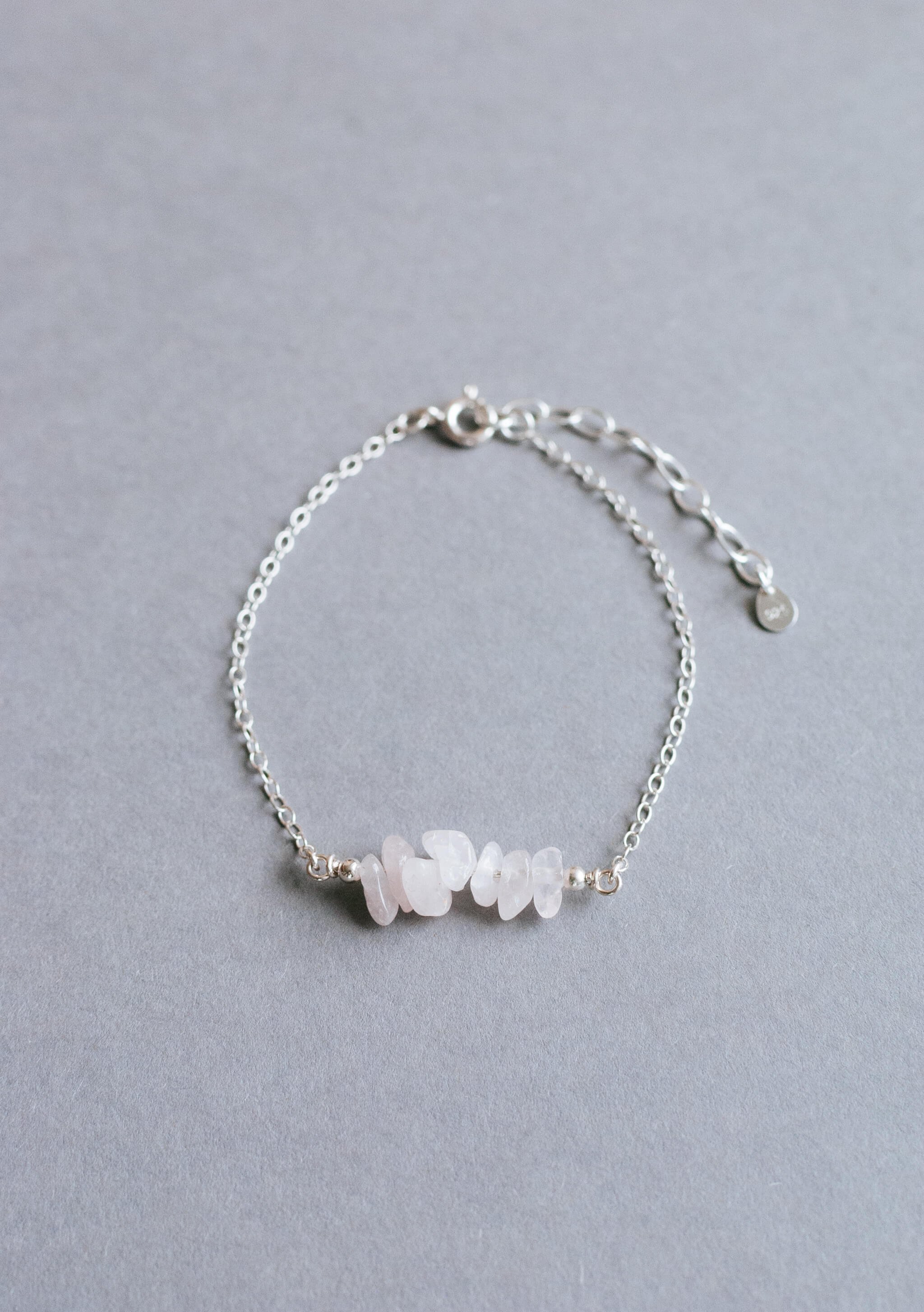 Sterling silver rose deals quartz bracelet