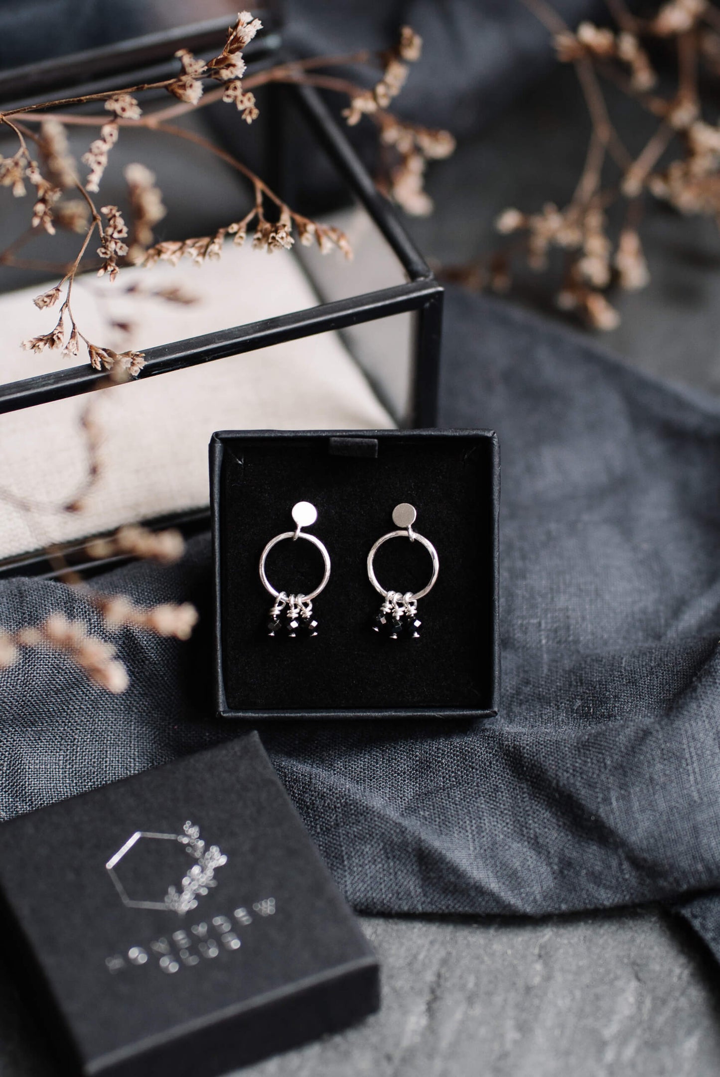 Circle Drop Earrings