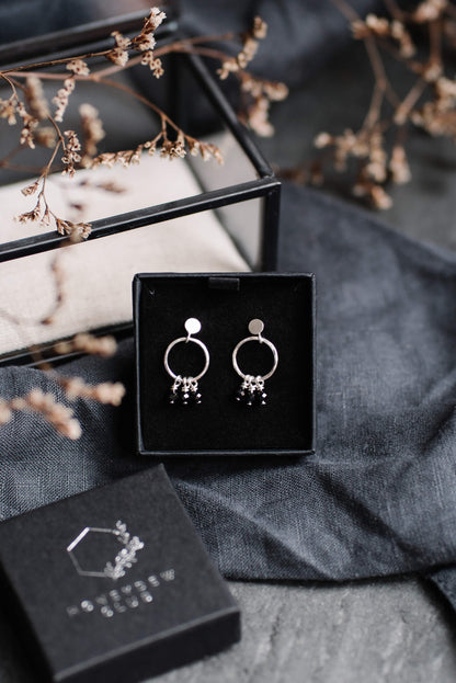 Circle Drop Earrings