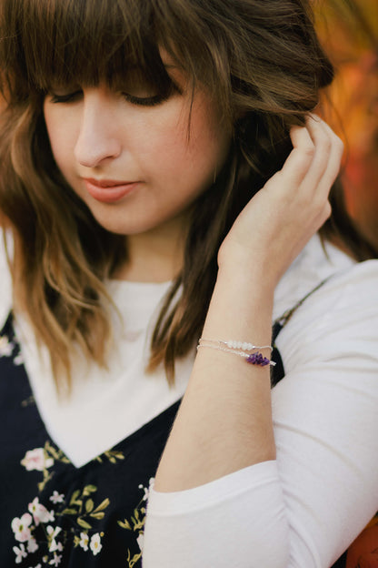 Amethyst Crystals Bracelet