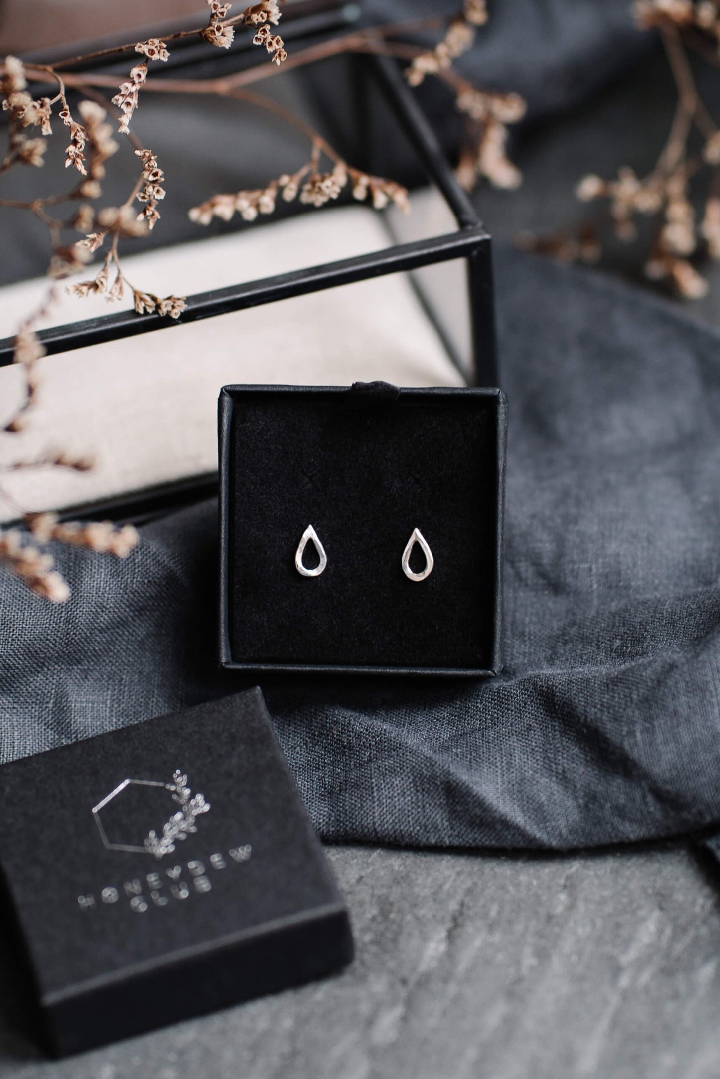 Raindrop Stud Earrings