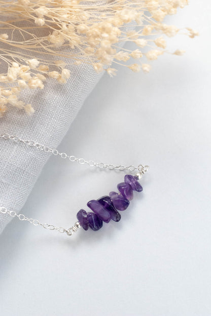 Amethyst Crystals Necklace