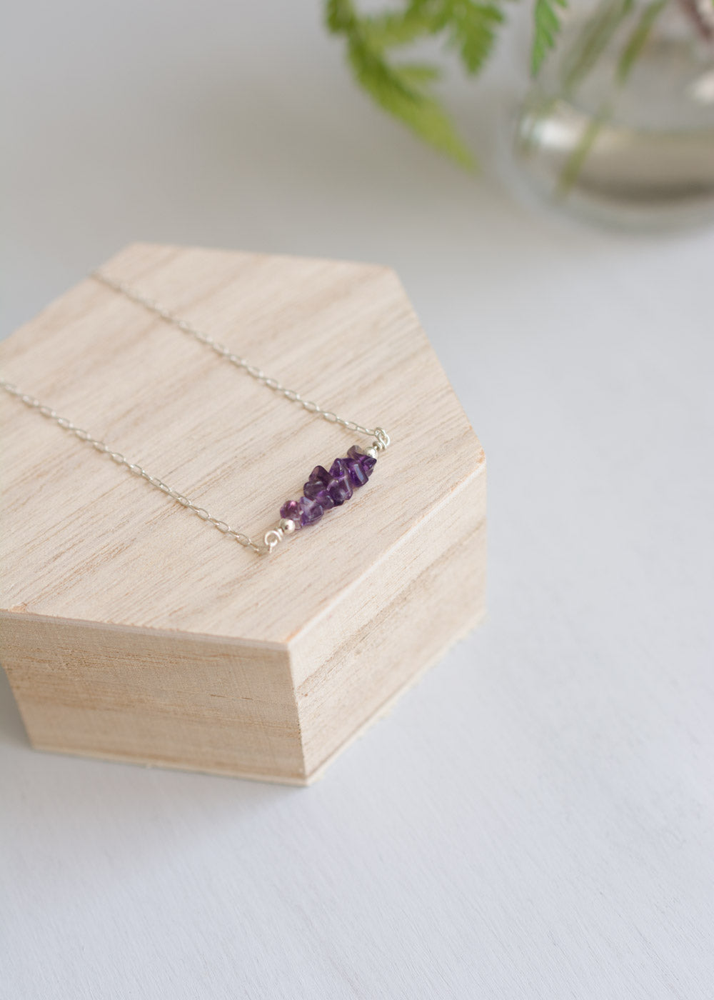 Amethyst Crystals Necklace