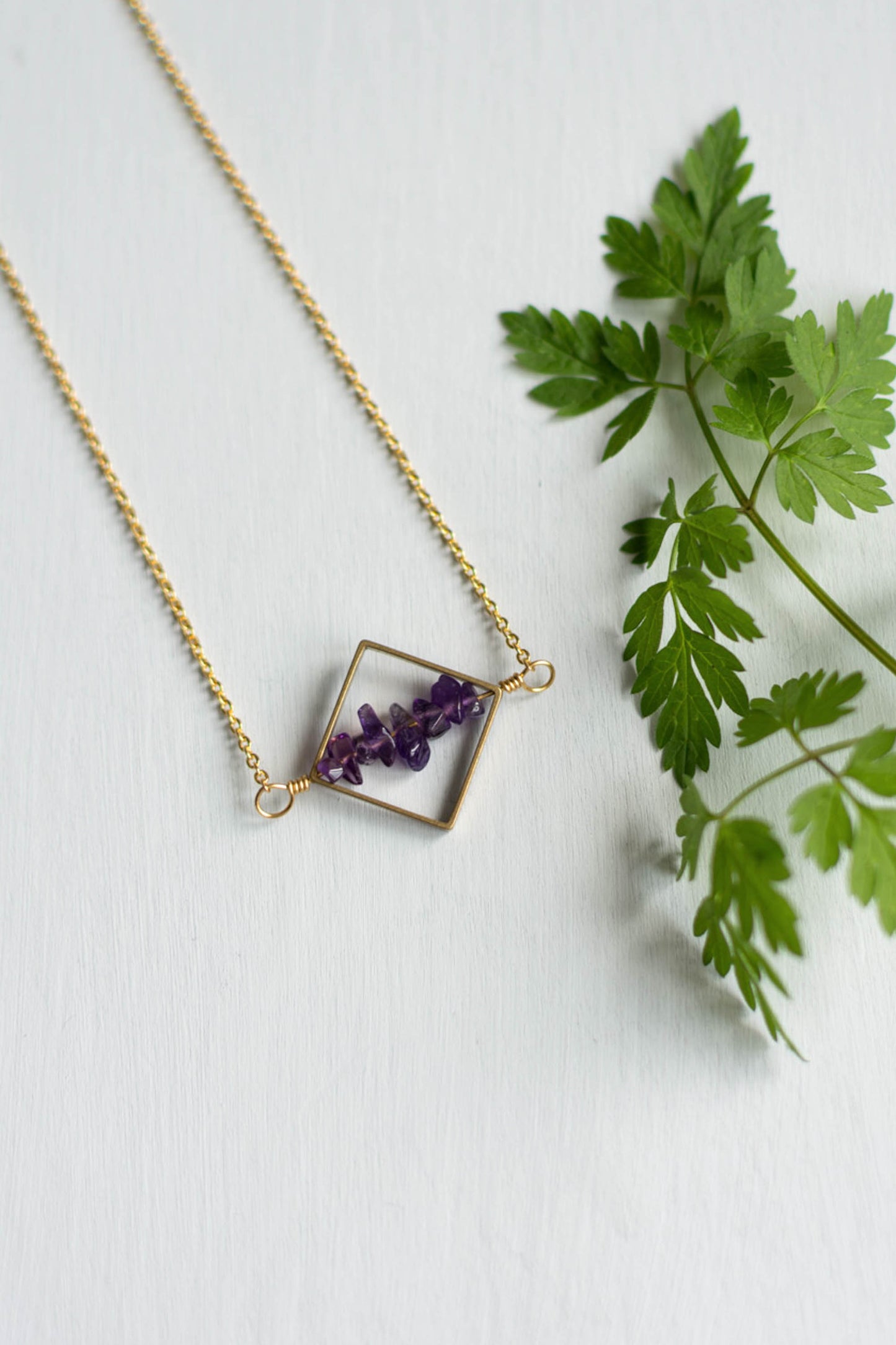 Amethyst Crystal Necklace