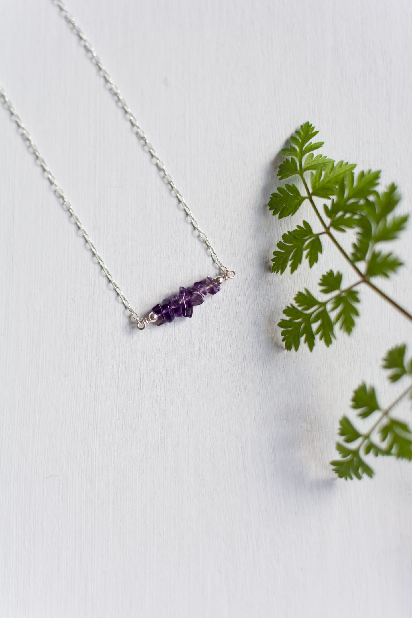 Amethyst Crystals Necklace