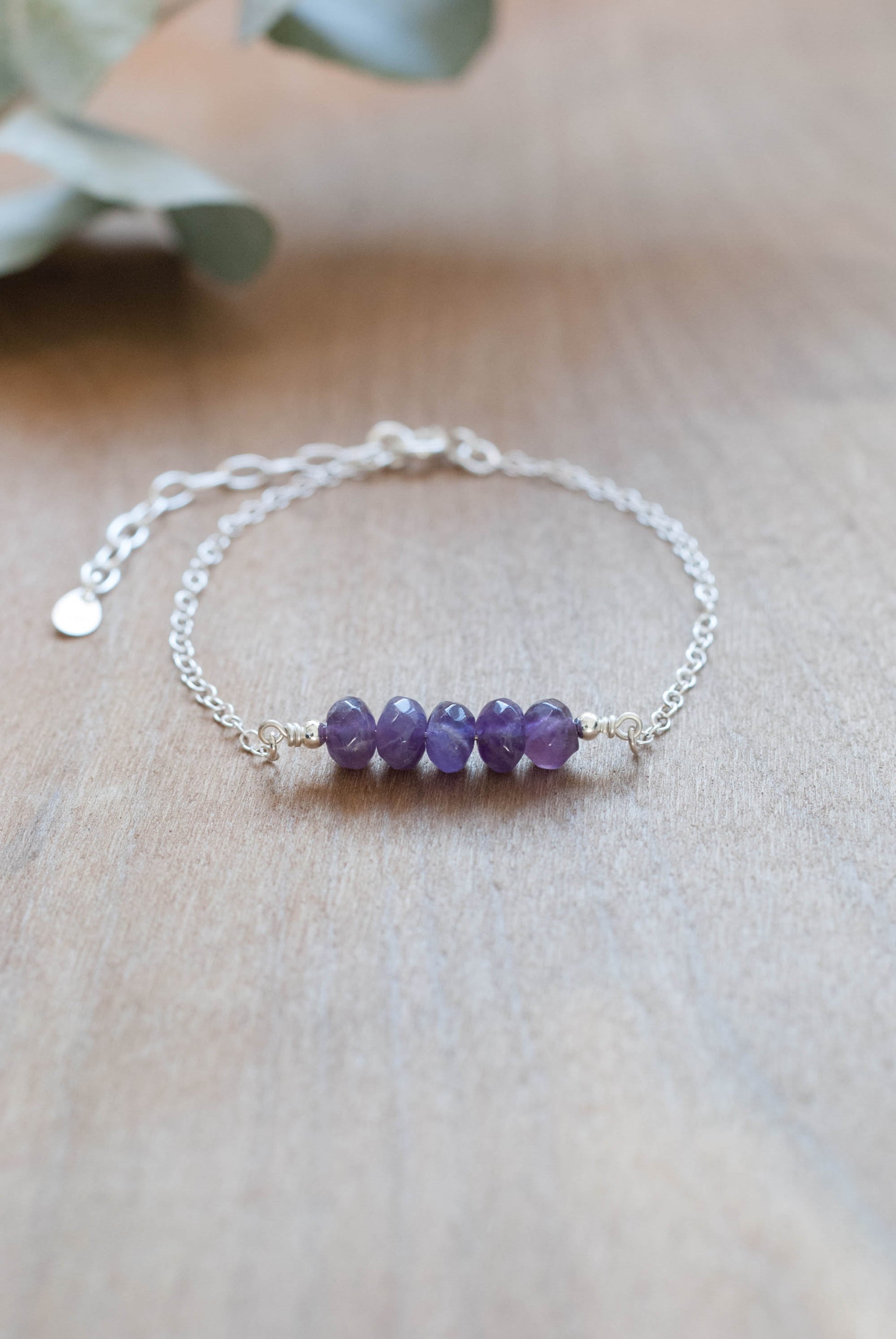 Amethyst Gemstone Bracelet