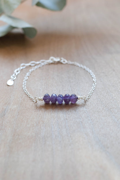Amethyst Gemstone Bracelet