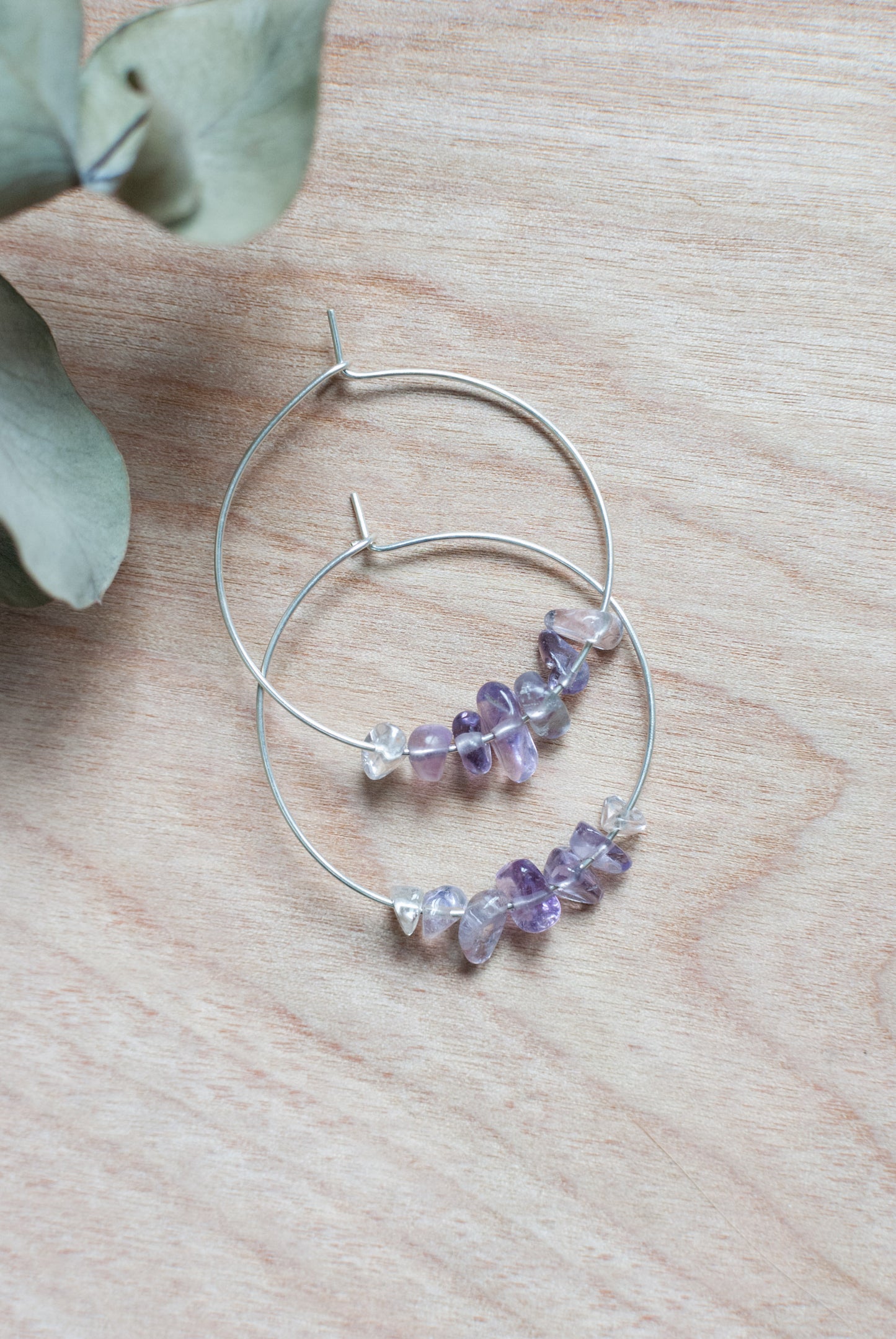 Ametrine Hoop Earrings