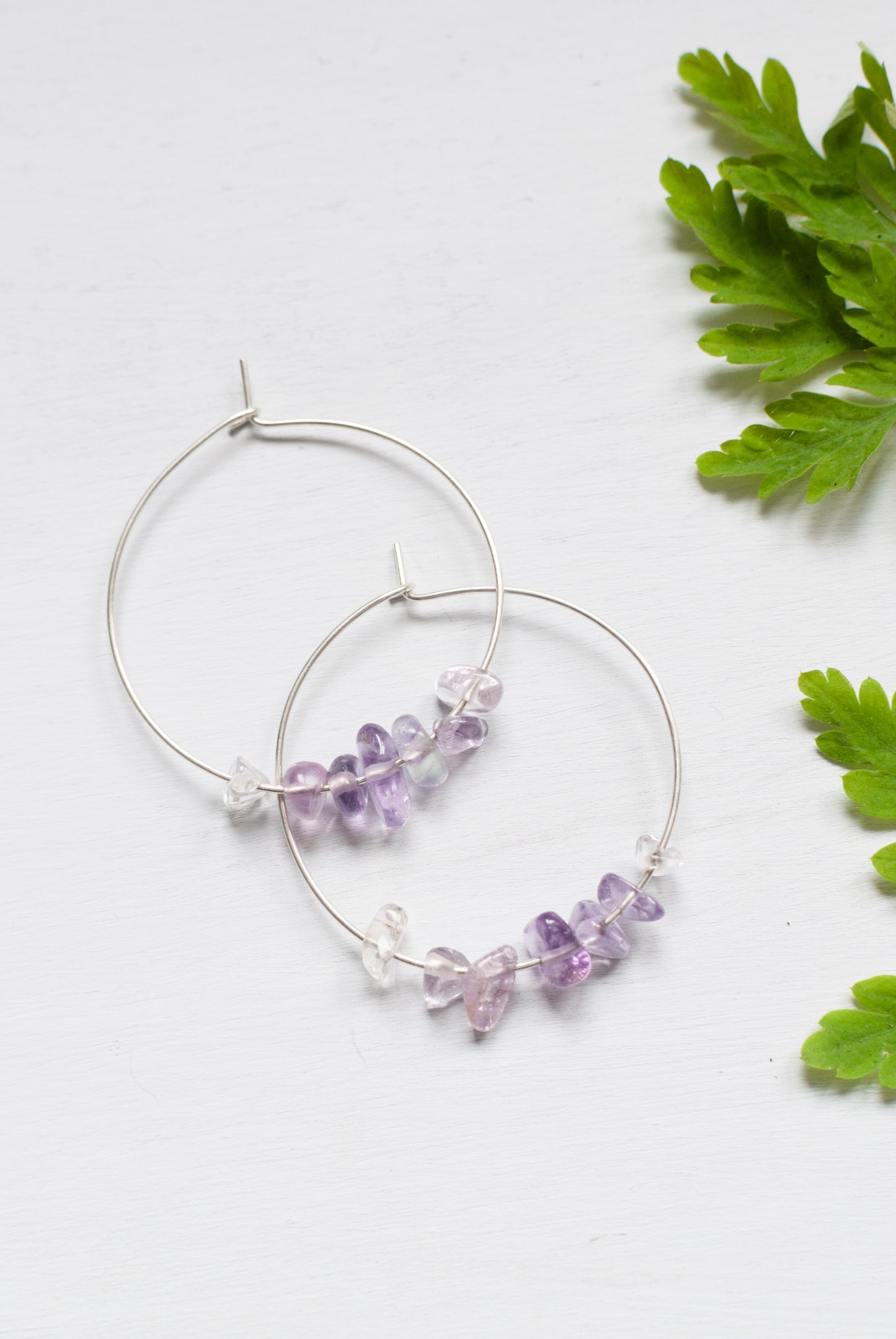 Ametrine Hoop Earrings