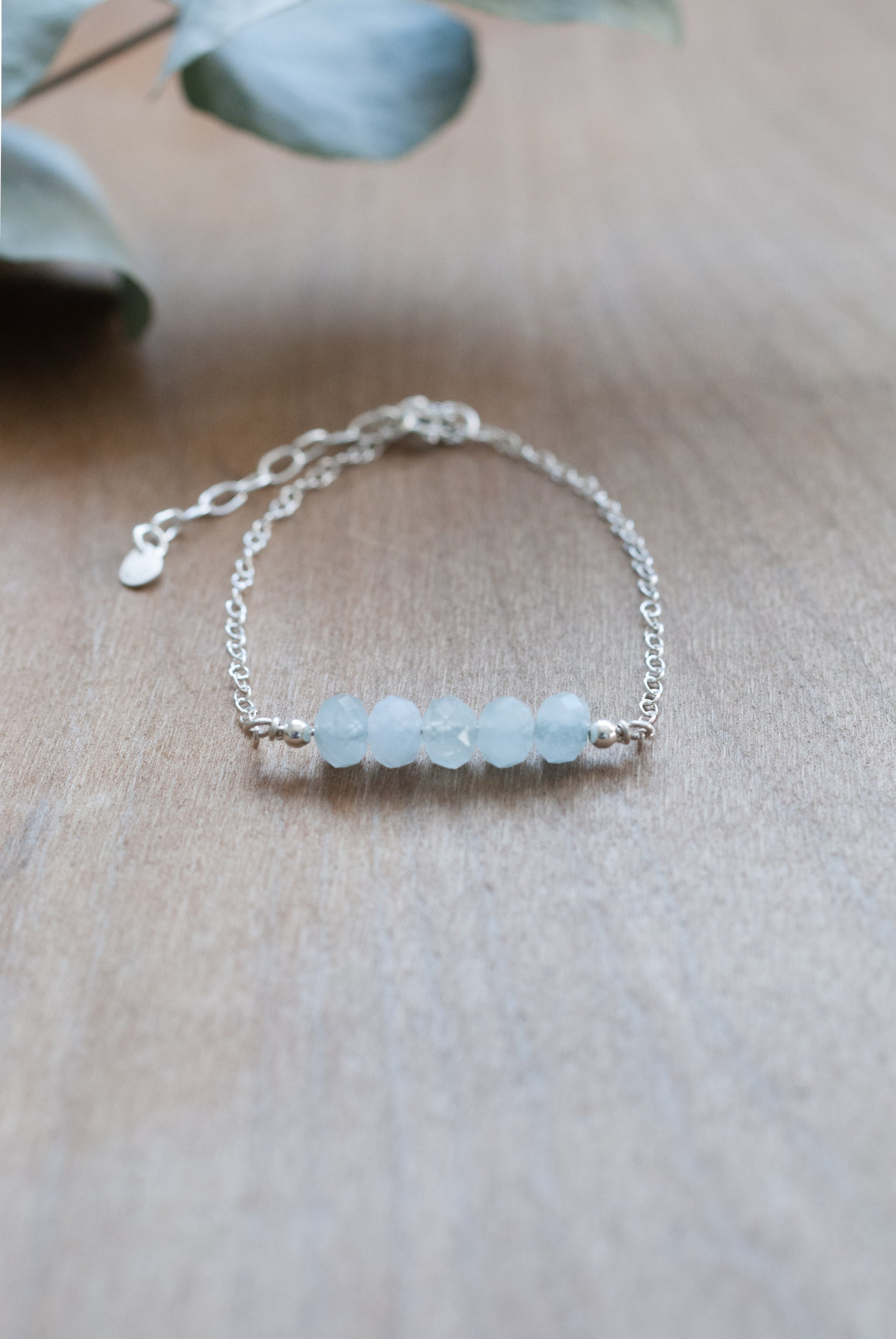 Handmade Aquamarine Bracelet