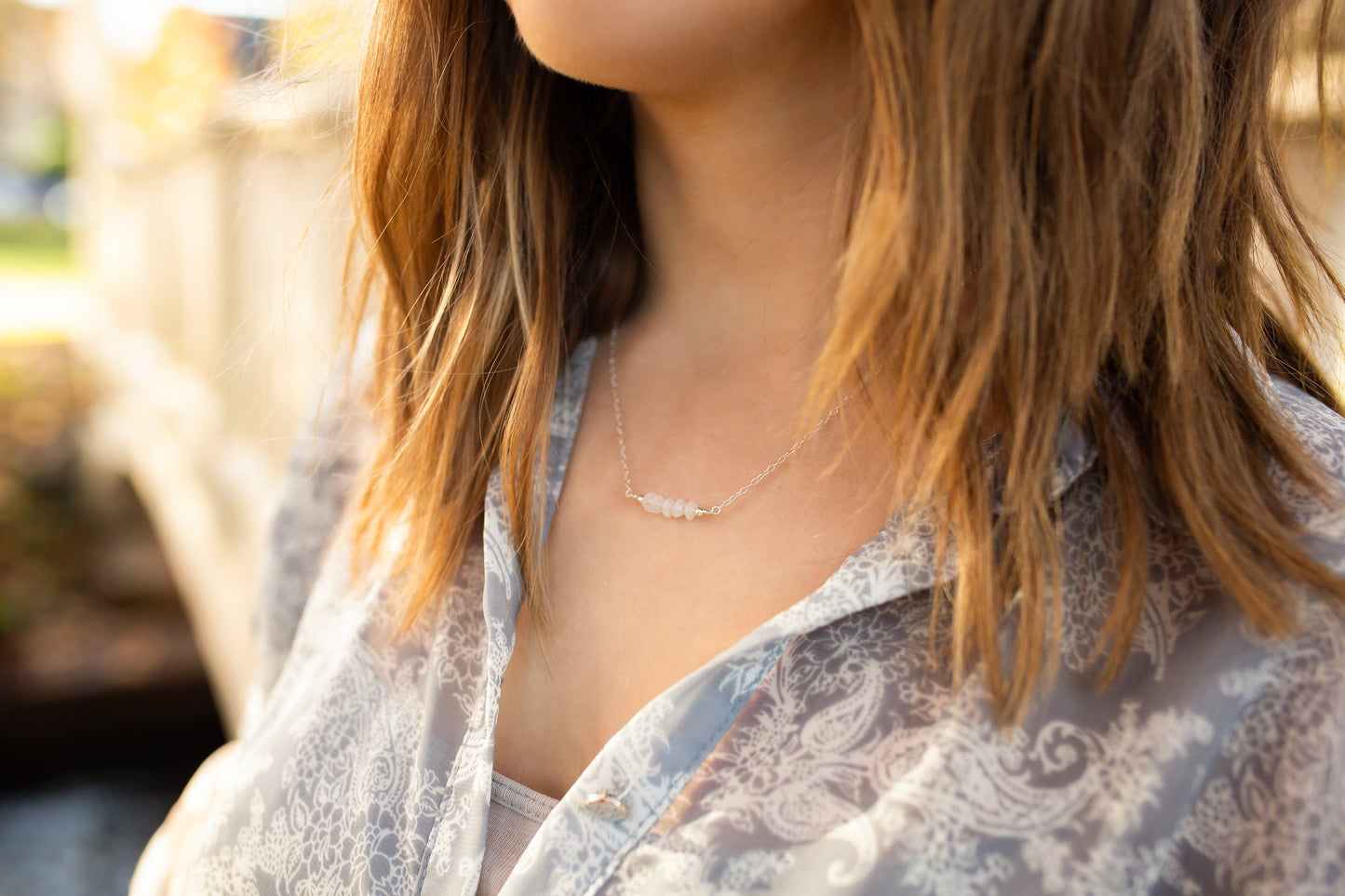 Handmade Moonstone Necklace