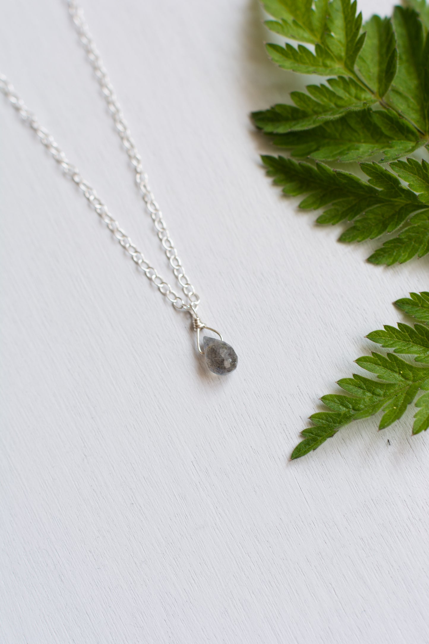 Labradorite Silver Necklace