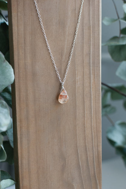 Orange Gemstone Necklace