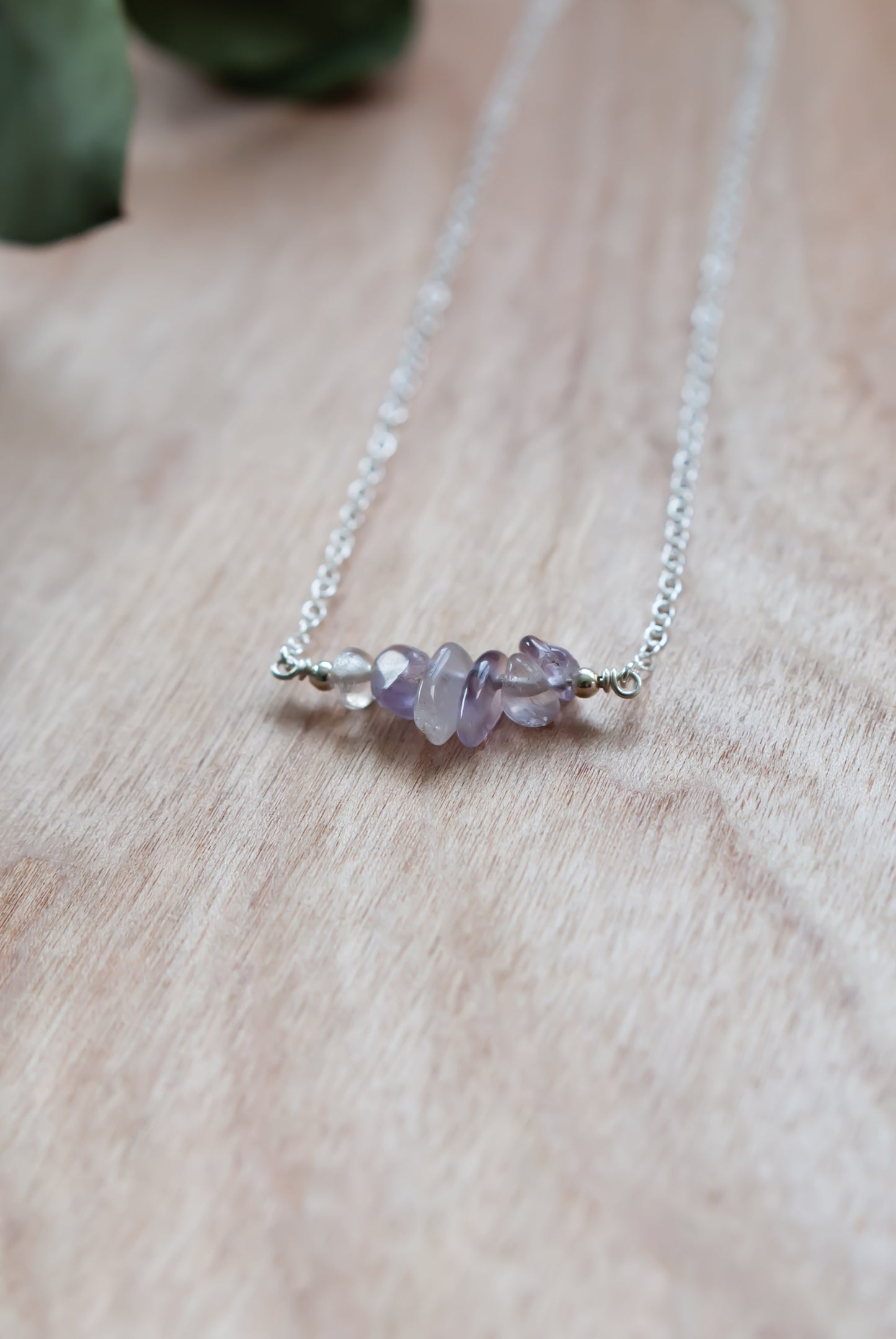 Purple Crystal Necklace