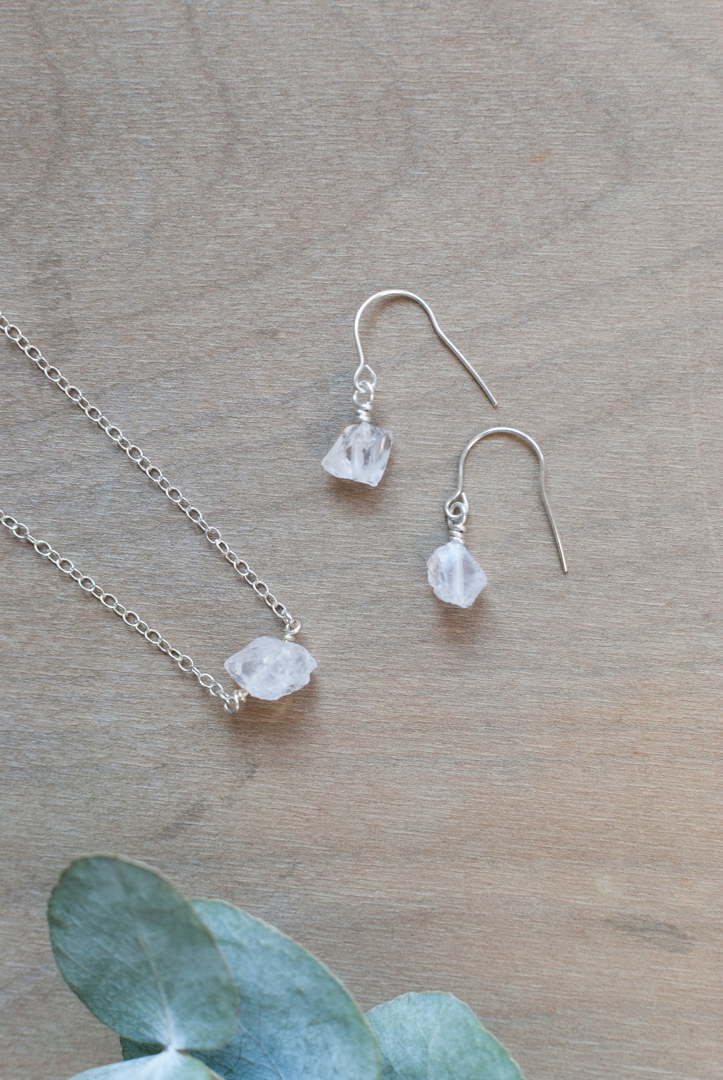 Raw Gemstone Jewellery Set