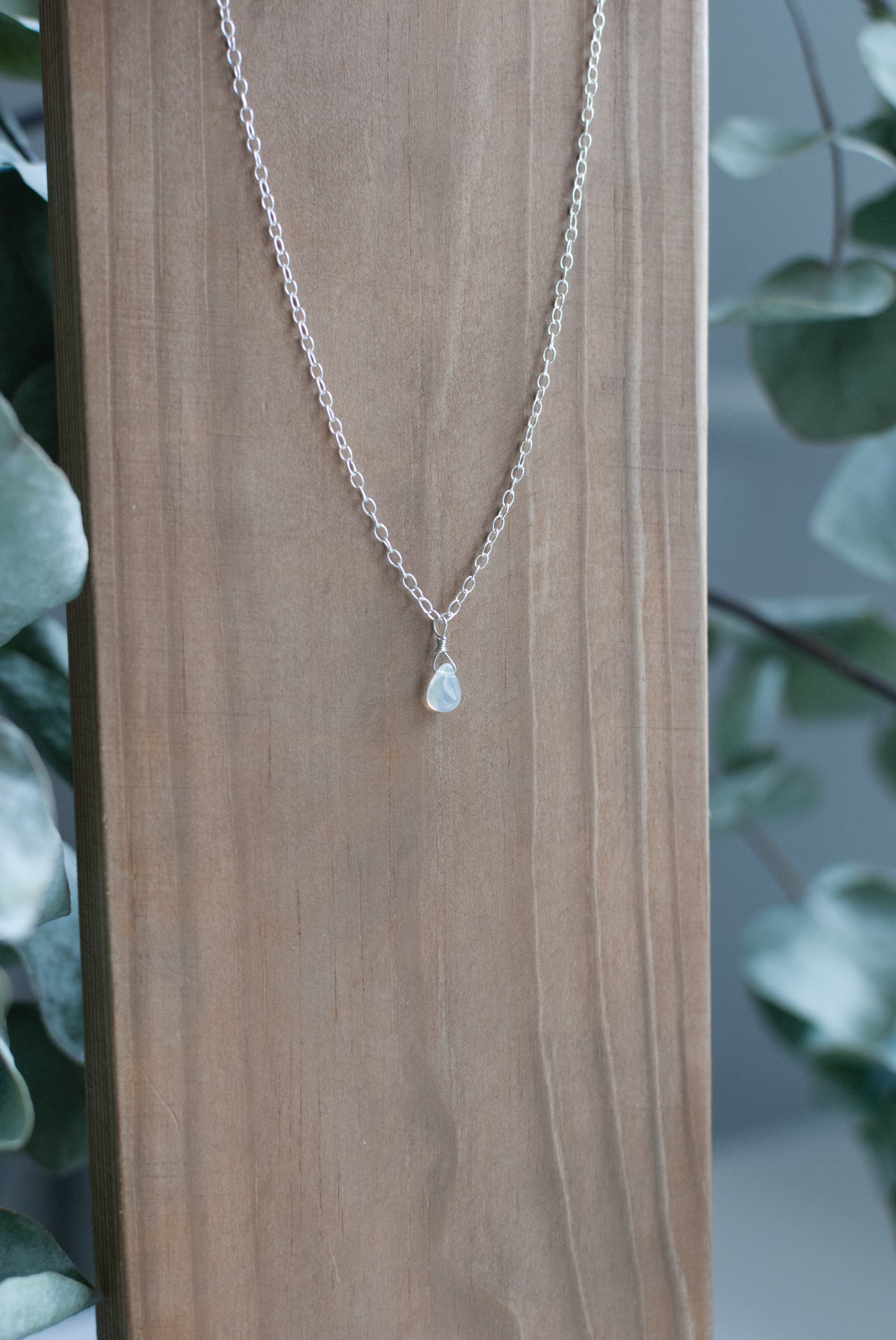 Tiny Opal Necklace